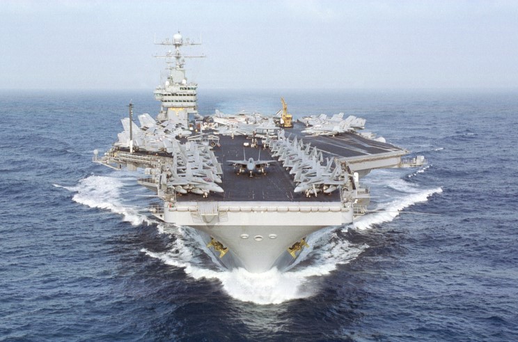 Tàu sân bay USS Dwight D. Eisenhower của Hải quân Mỹ. (Ảnh: Navy)