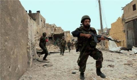 Quân đội Syria đánh chiếm quận công nghiệp chủ chốt ở tây Damascus. (Ảnh: FARS News)