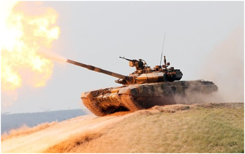 Xe tăng T-90A tham gia chiến dịch ở Syria 