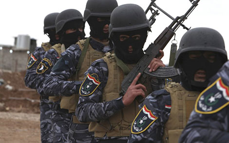 Lực lượng an ninh Iraq trong chiến dịch chiếm lại Mosul.
