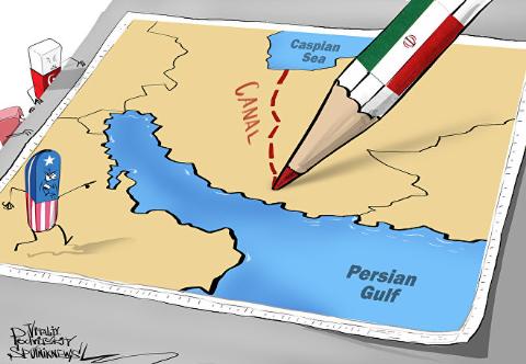 Nga sẽ hỗ trợ Iran thực hiện dự án kênh đào xuyên Iran, nối biển Caspian với biển Ba Tư