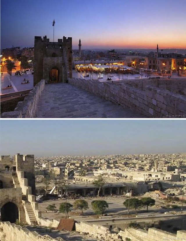 
Aleppo xưa kia tráng lệ bao nhiêu thì nay hoang tàn bấy nhiêu (Ảnh: PetaPixel)
