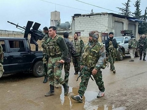 Binh sĩ quân đội Syria
