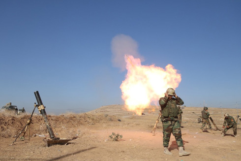 
Lực lượng Peshmerga tấn công IS tại Mosul
